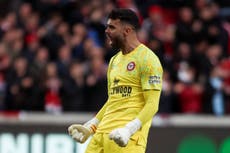 David Raya shuts out talk of new deal to focus on Brentford’s Euro push