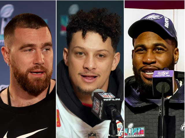 <p>Travis Kelce, Patrick Mahomes and Haason Reddick are part of Super Bowl 57’s key battle</p>