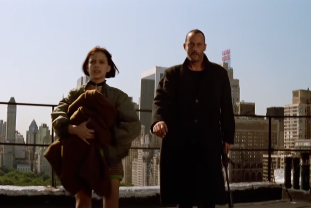 <p>Jean Reno and Natalie Portman in ‘Leon'</p>