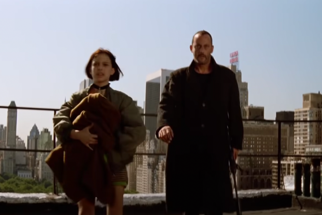 <p>Jean Reno and Natalie Portman in ‘Leon'</p>