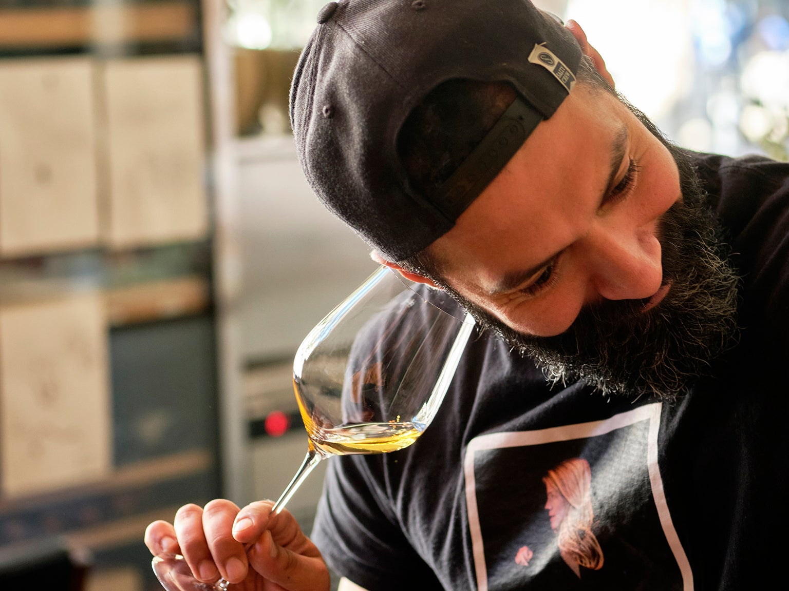 Yuma Hashemi, chef-patron at the Drunken Butler, wants to take the pressure off wine pairings by serving them blind