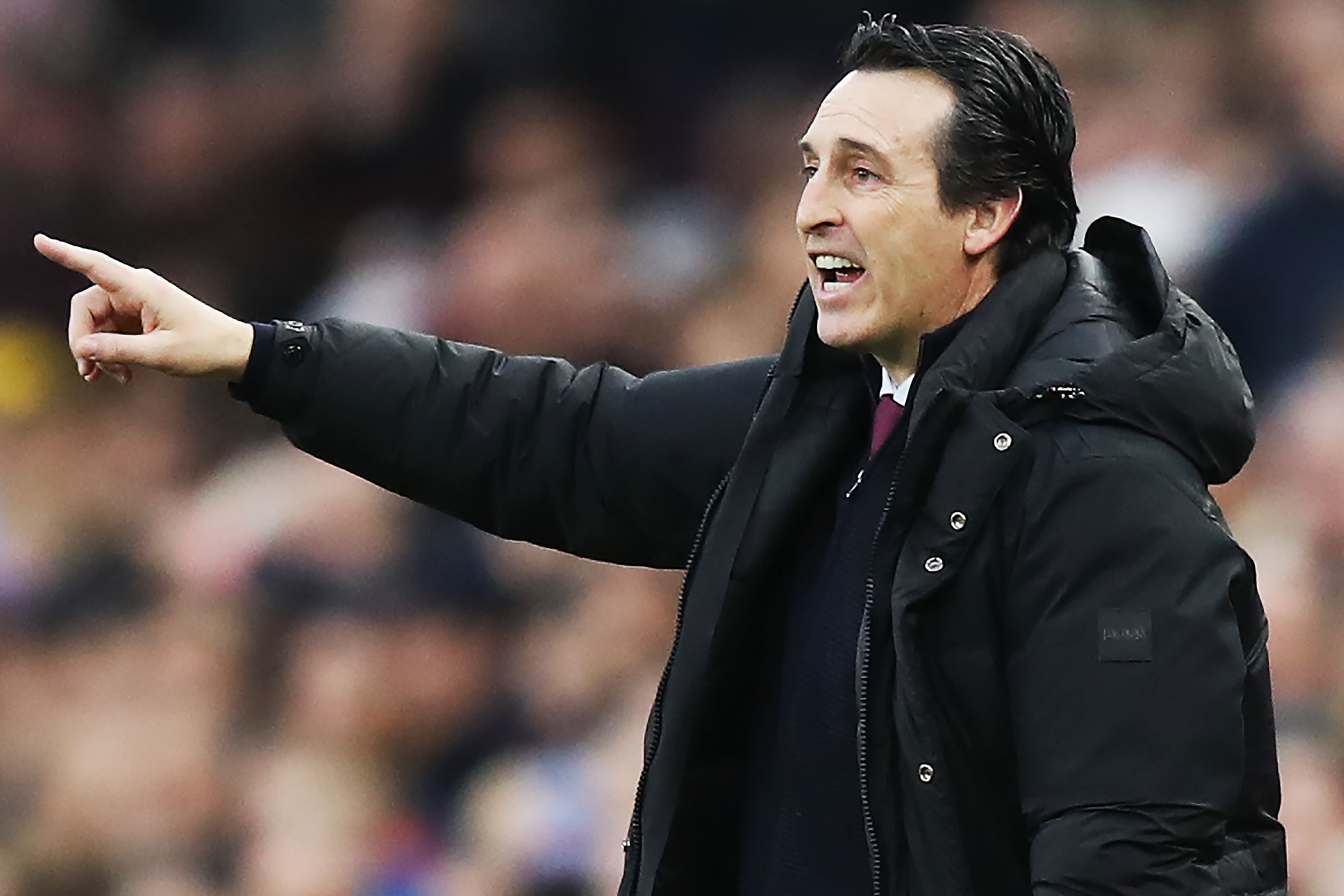 Aston Villa manager Unai Emery is wary of a Manchester City backlash. (Isaac Parkin/PA)