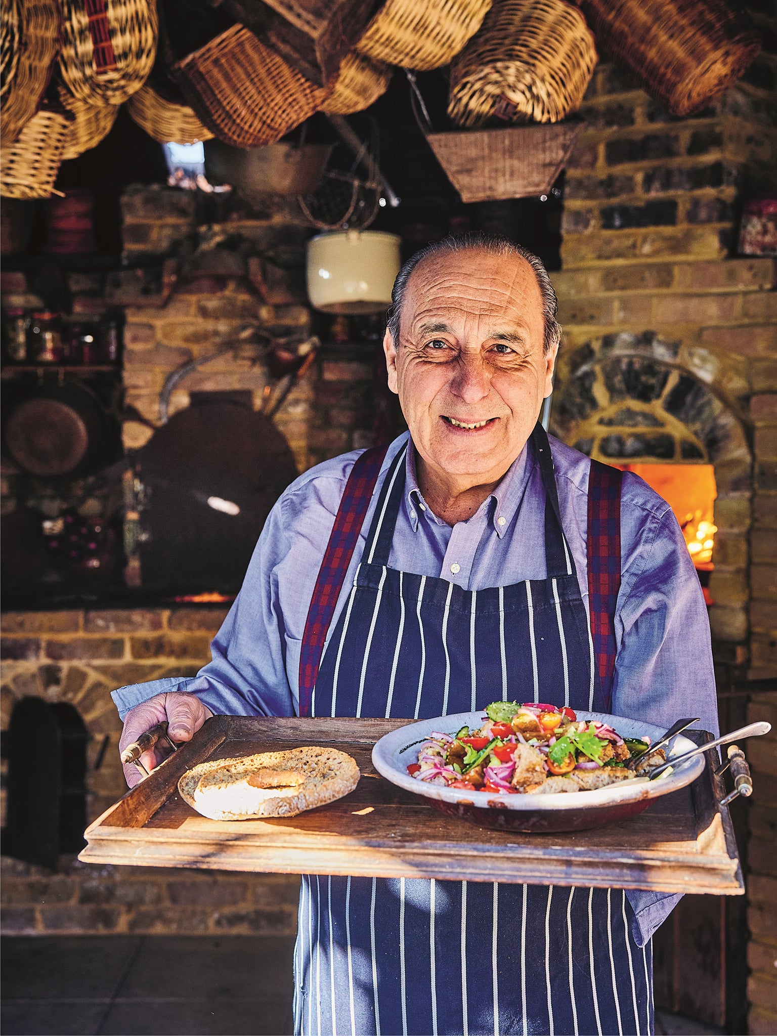 Contaldo now lives in a rustic house in... Walthamstow