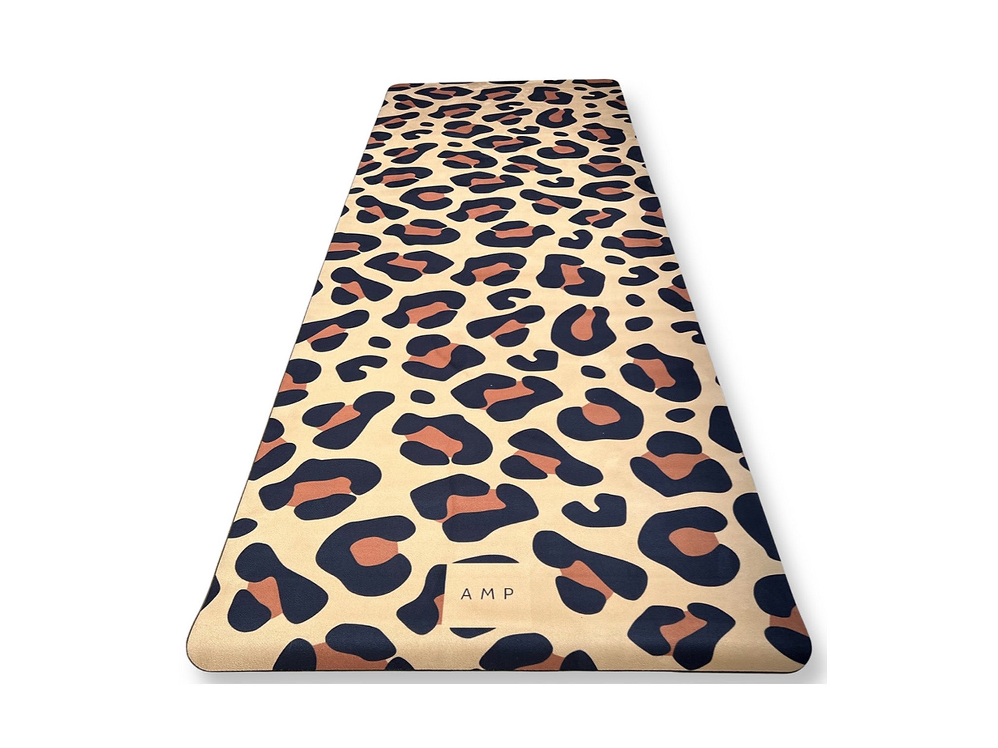 Stylish Pink Leopard Print Pilates Yoga Mat