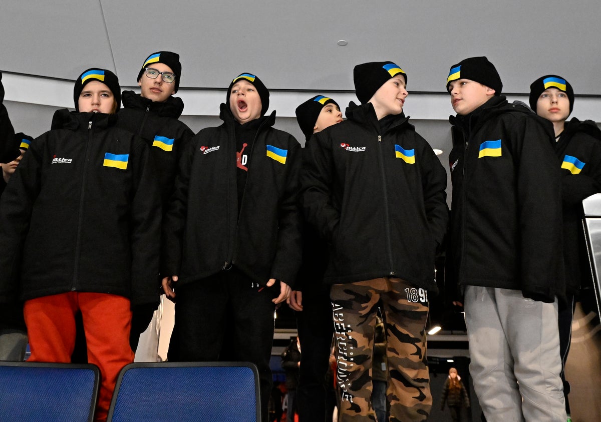 Ukrainian boys team embracing respite from horrors back home