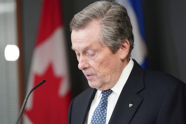 <p>Canada Toronto Mayor Resigns</p>