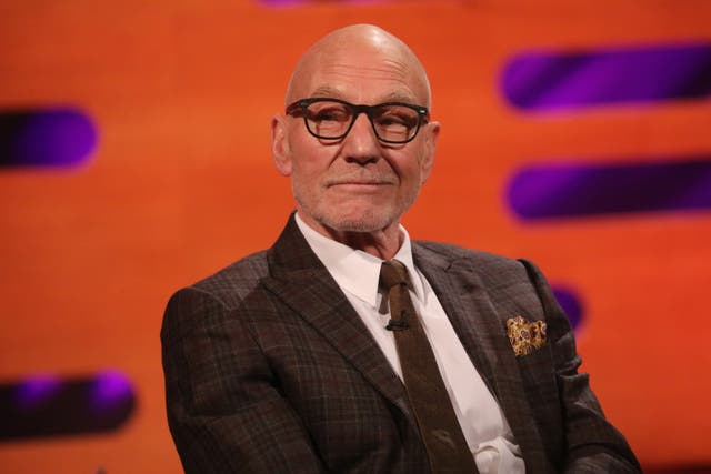 Sir Patrick Stewart has said he is anxious at the state of the world (Isabel Infantes/PA)