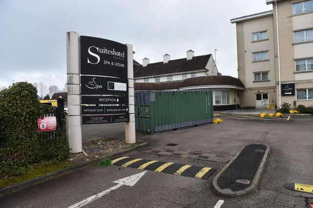 The Suites Hotel has accommodated asylum seekers since January 2022 (Peter Powell/PA)