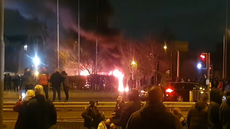 13 arrested over riot outside Merseyside asylum seeker hotel