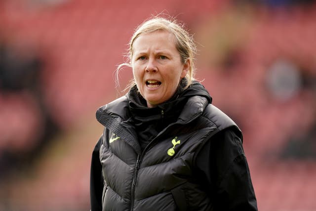 Tottenham Hotspur manager Rehanne Skinner is looking forward to the Manchester United clash (Adam Davy/PA)