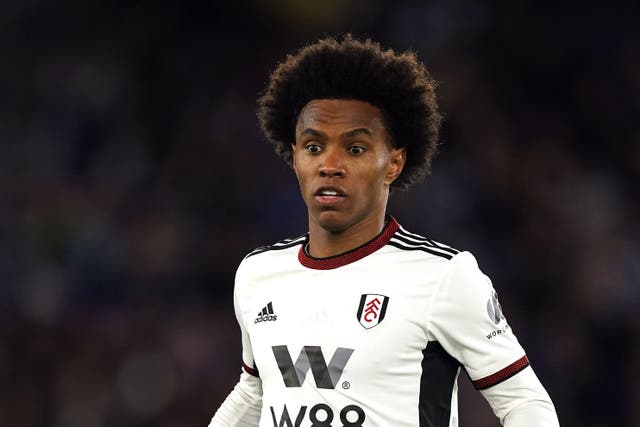 Willian’s first-half goal set Fulham on their way to victory against Nottingham Forest (Mike Egerton/PA)