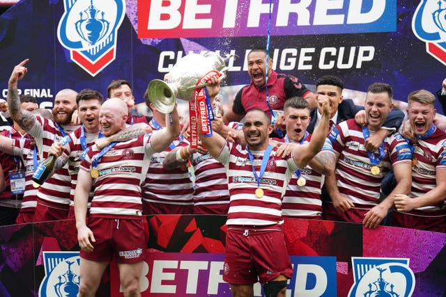 Wigan Warriors clinched the Challenge Cup in 2022 (Mike Egerton/PA)