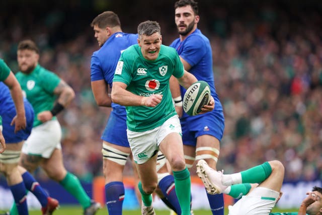 Ireland captain Johnny Sexton kicked seven points against France (Brian Lawless/PA)
