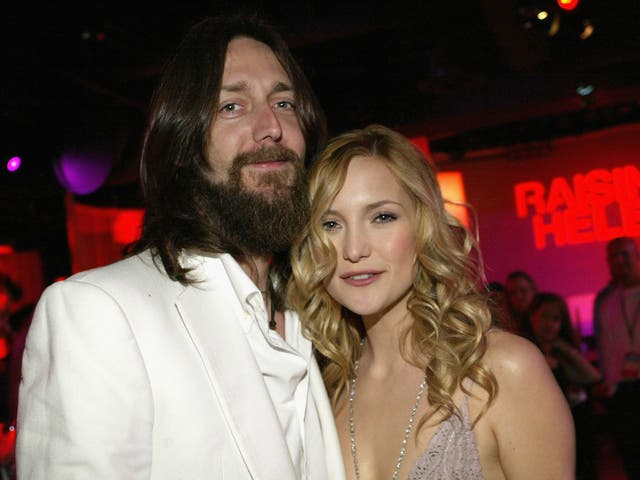 <p>Kate Hudson and ex-husband Chris Robinson at the film premiere after party for the romantic comedy “Raising Helen” at the Highlands on May 26, 2004</p>