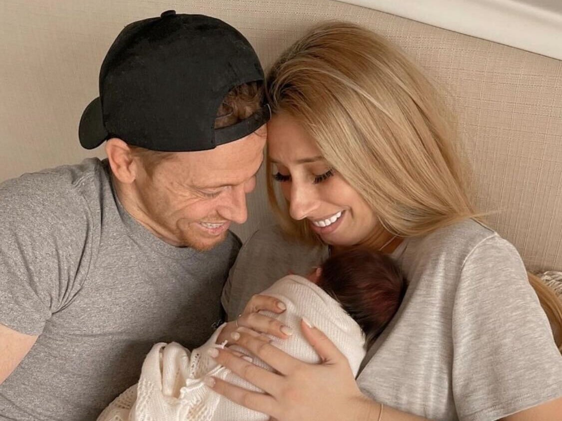 Stacey Solomon and Joe Swash welcome their newborn daughter