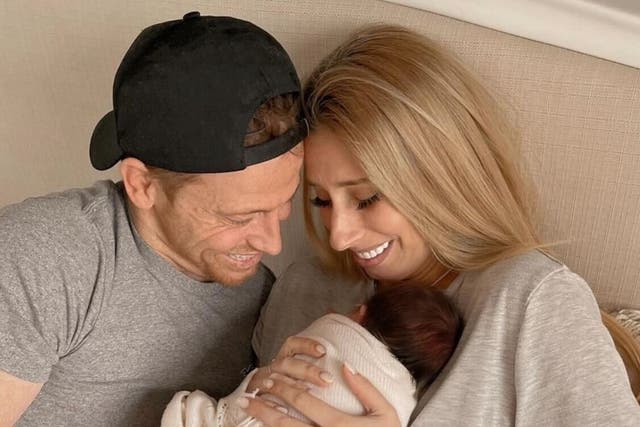 <p>Stacey Solomon and Joe Swash welcome their newborn daughter</p>