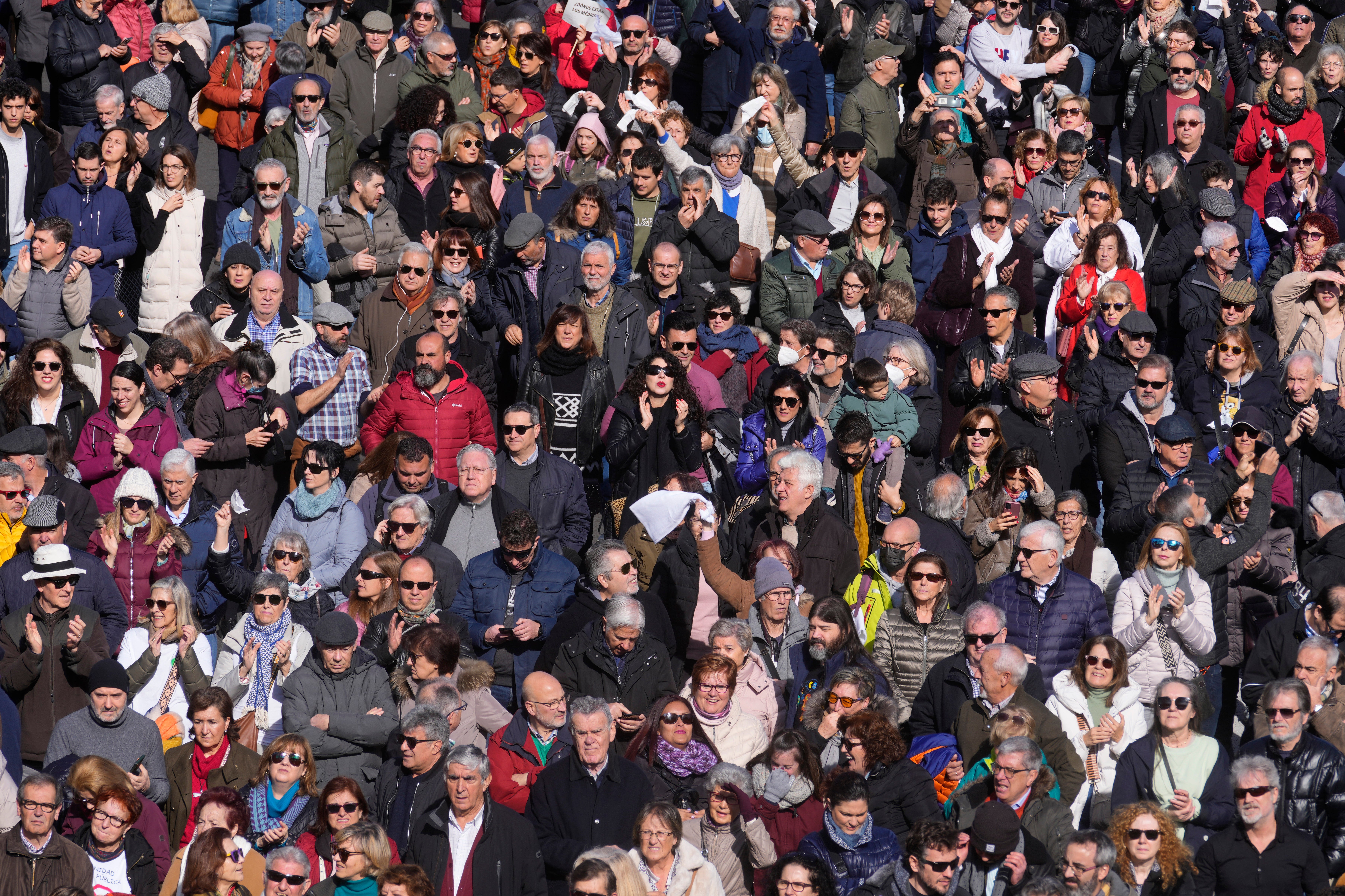 Spain Public Health Protest