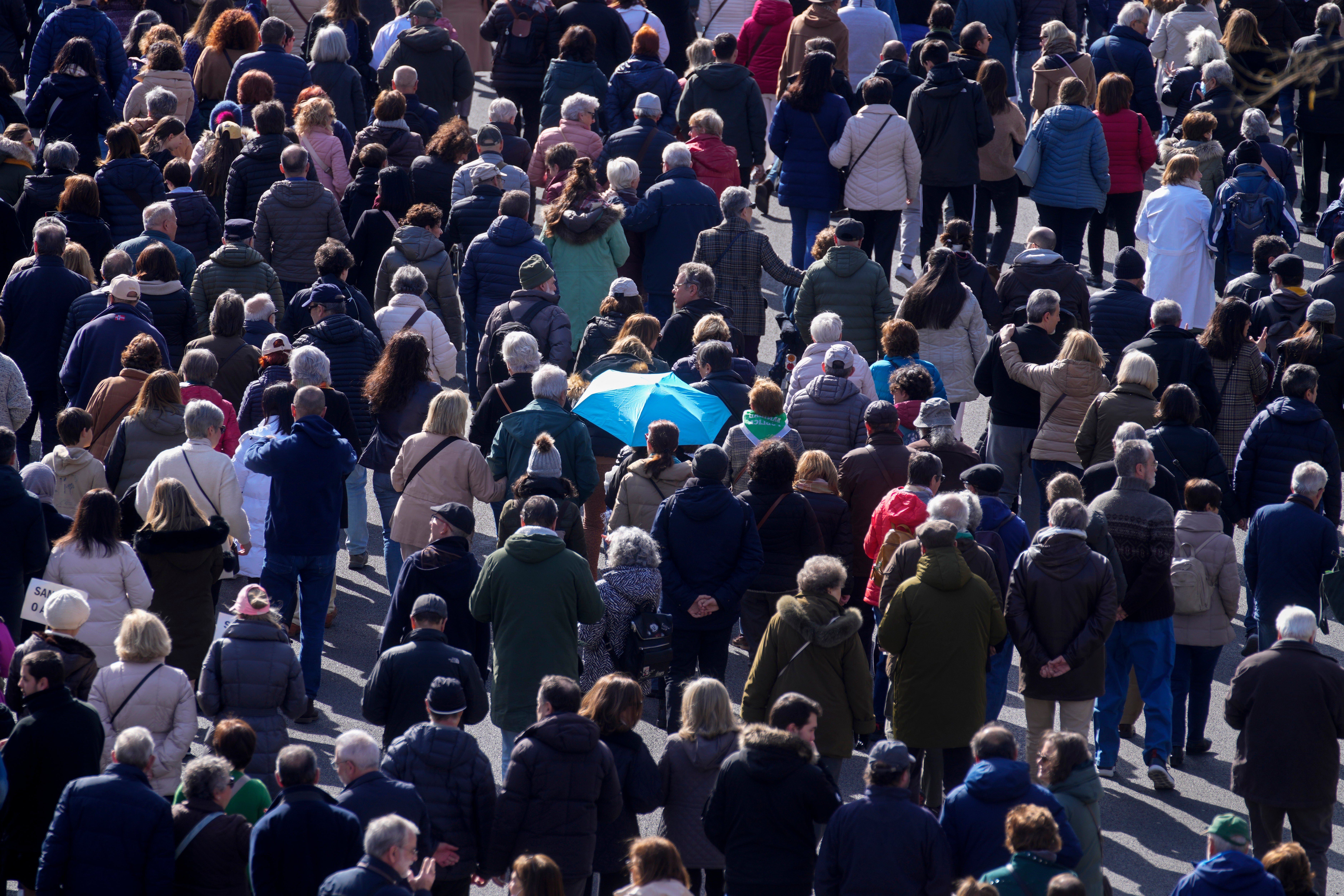 Spain Public Health Protest