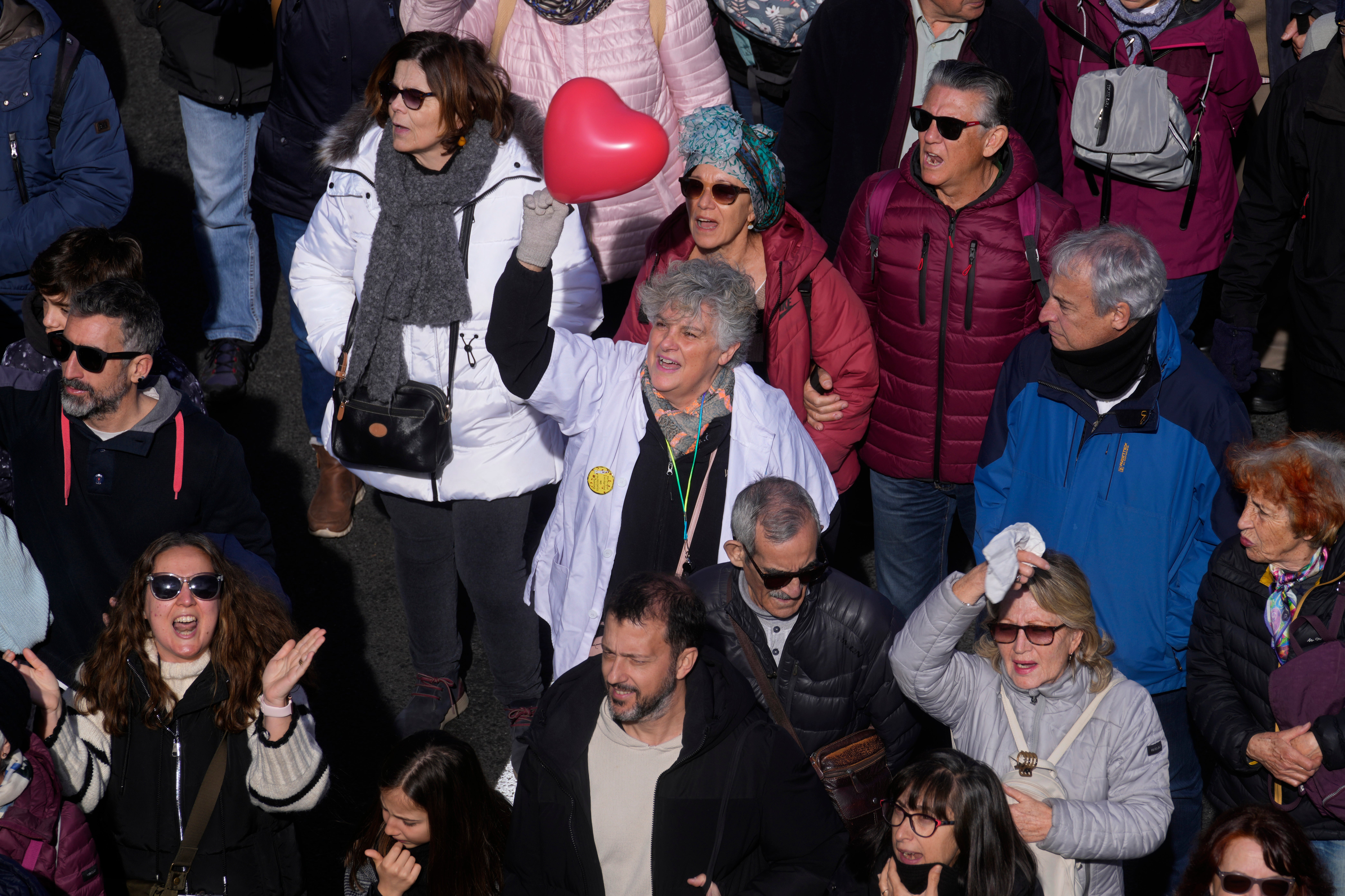Spain Public Health Protest
