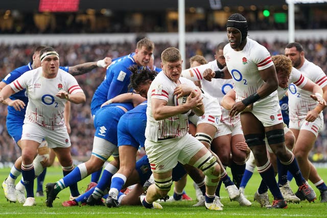 Jack Willis scored a try against Italy (Adam Davy/PA)