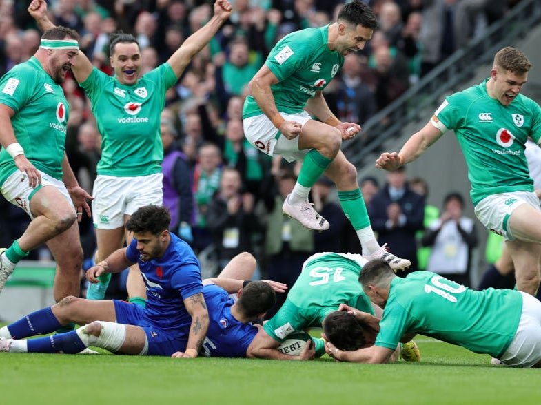 Ireland’s titanic win against France was a show of supremacy in Dublin