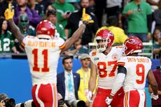 Super Bowl 2023 game LIVE: Latest updates as Patrick Mahomes finds Travis Kelce for Chiefs touchdown