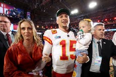 Patrick Mahomes celebrates Super Bowl 2023 win with daughter Sterling Skye