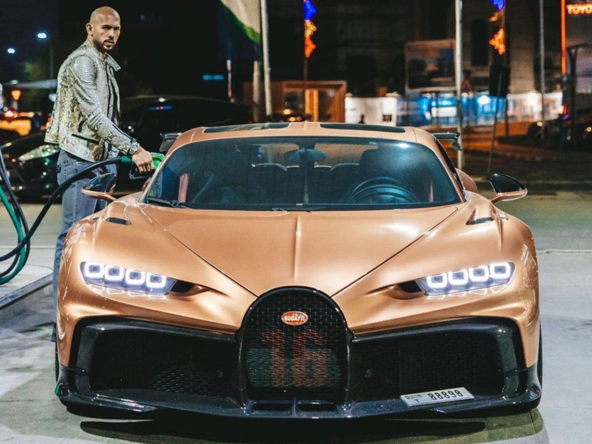 Andrew Tate'in 4.8 milyon sterlinlik Bugatti'si, etkileyici Romanya'da hüküm giyerse satılabilir