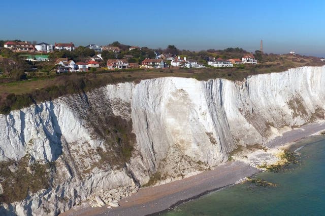 A view of the White Cliffs of Dover in, Dover, Kent (Gareth Fuller/PA)