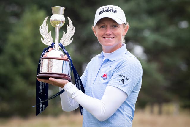 Stacy Lewis will captain Team USA for the second time at the 2024 Solheim Cup (Jane Barlow/PA)
