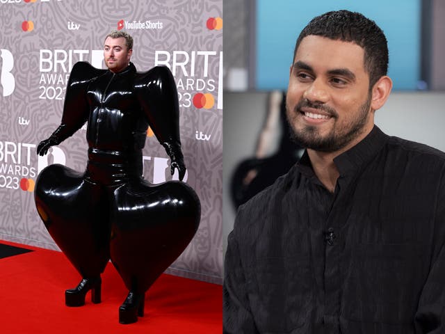 <p>Sam Smith’s Brit Awards outfit designer Harri gives details about the look</p>