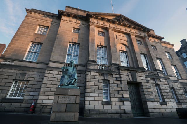 The trial is taking place at the High Court in Edinburgh (Andrew Milligan/PA)