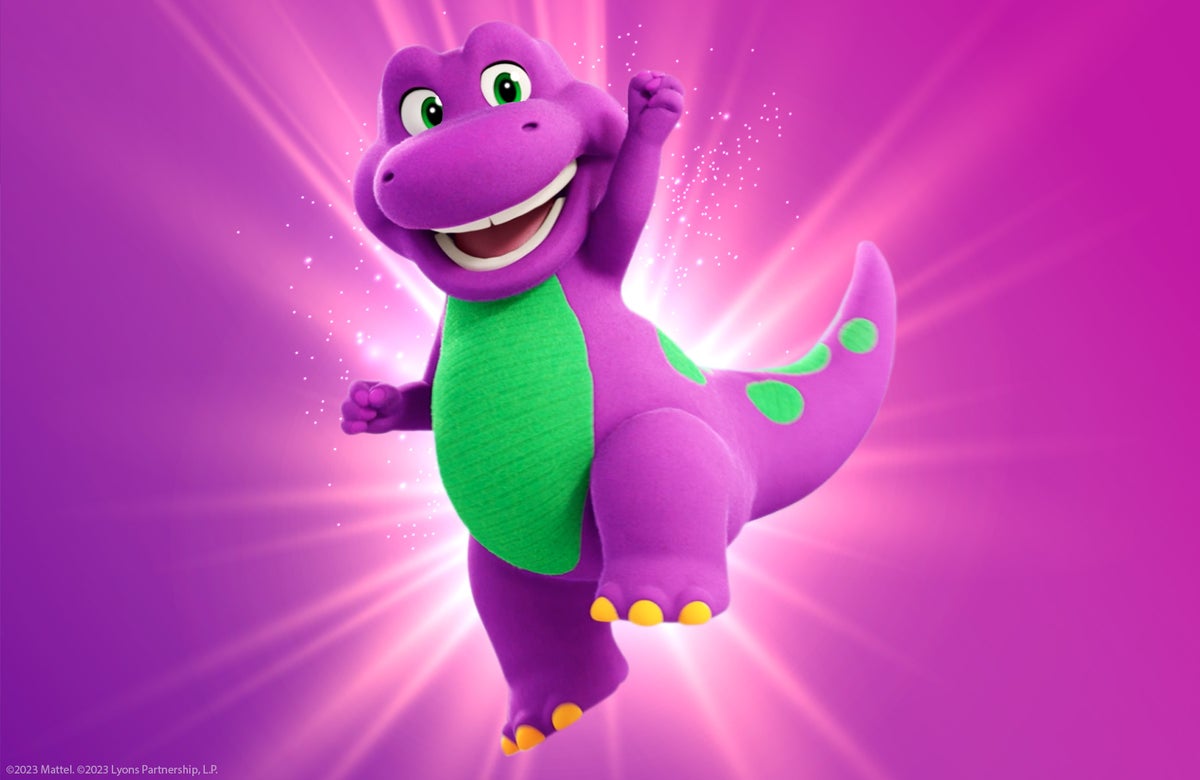 Barney fans react to childhood character’s ‘terrifying’ new look in franchise relaunch