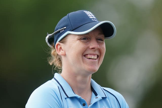 Heather Knight was snapped up at the Women’s Premier League auction (Mike Egerton/PA)