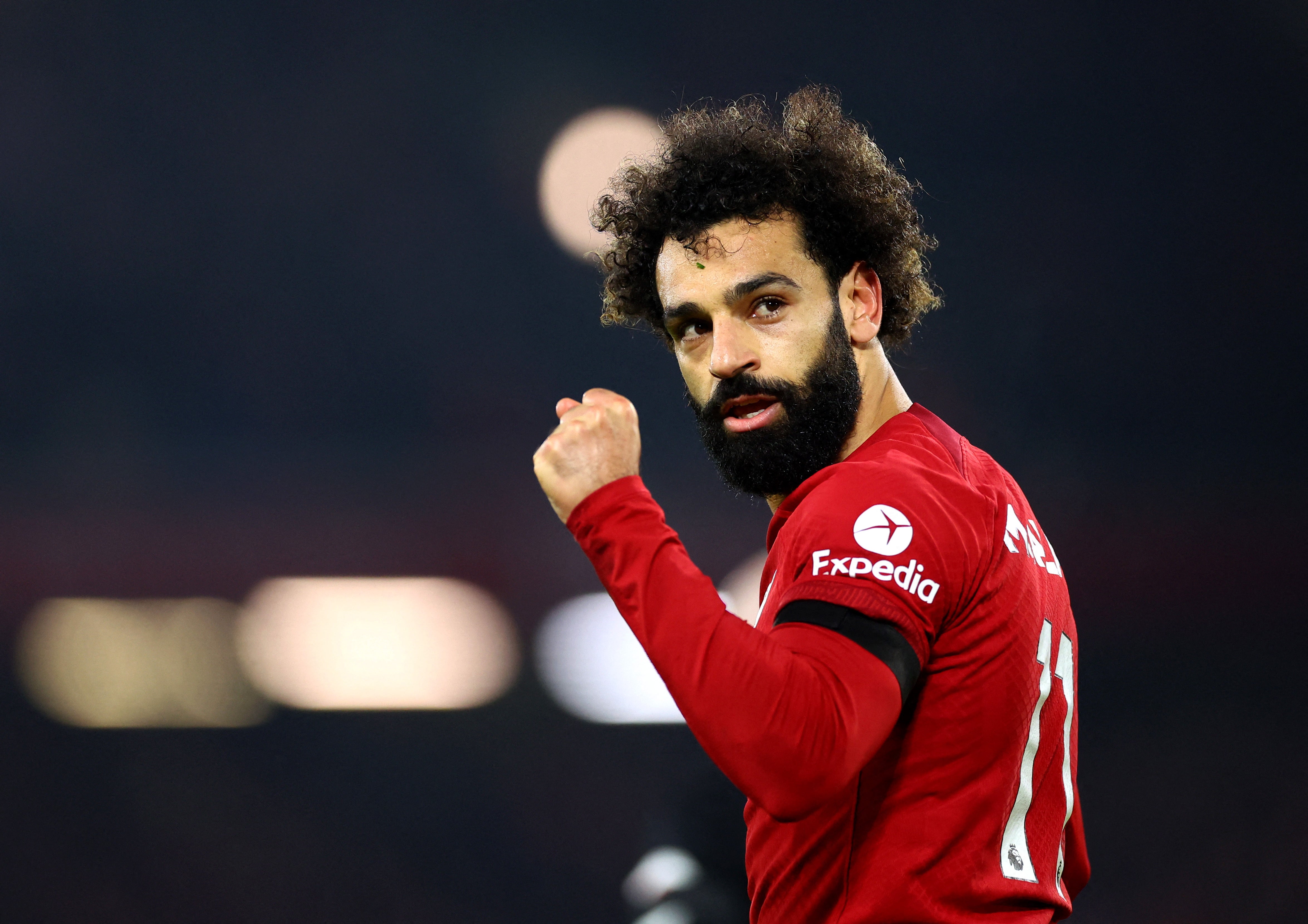 Salah finished a counter-attack just 15 seconds after Everton hit the post