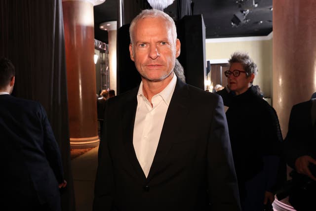 <p>Martin McDonagh accepted the Outstanding British Film Bafta award for ‘The Banshees of Inisherin’ </p>
