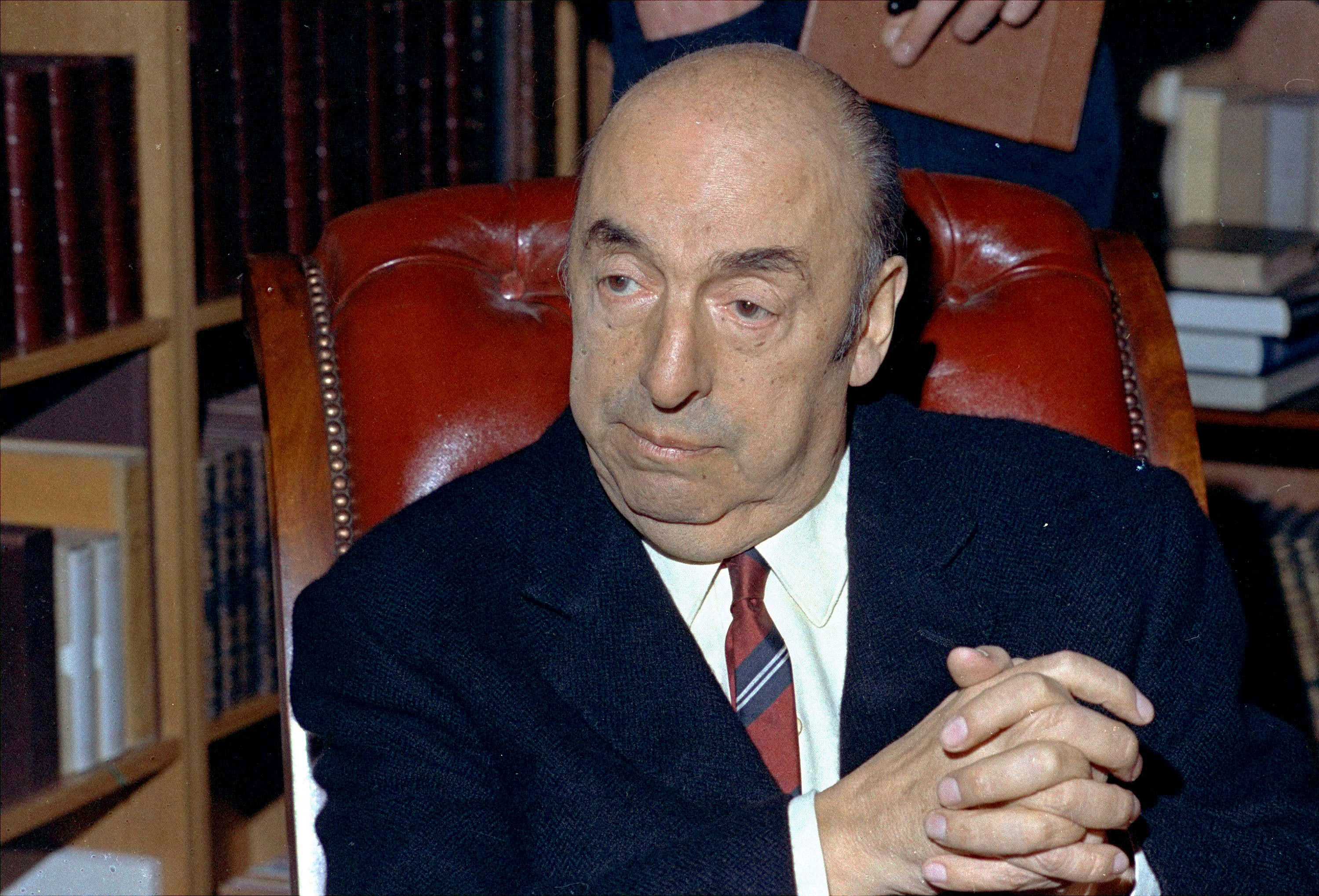 Nobel Prize-winning poet Pablo Neruda in 1971