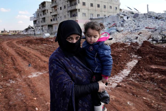 Syria Turkey Earthquake Women