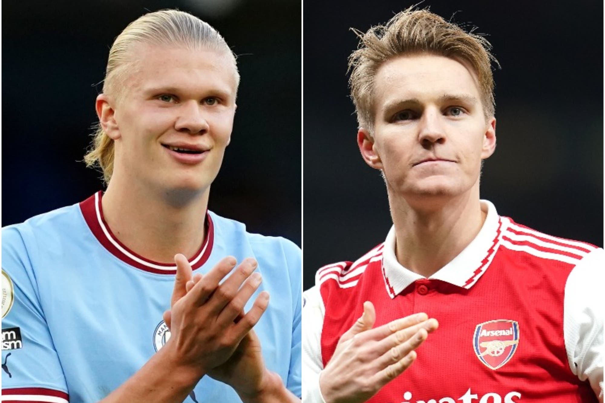 City’s Haaland and Arsenal’s Odegaard shine a light on rebirth of ...