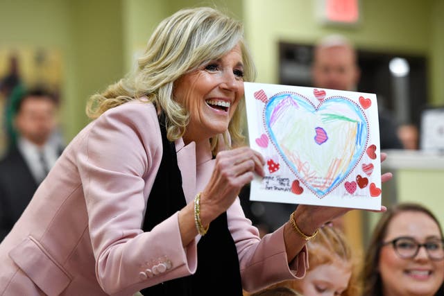 Jill Biden Valentine's Day