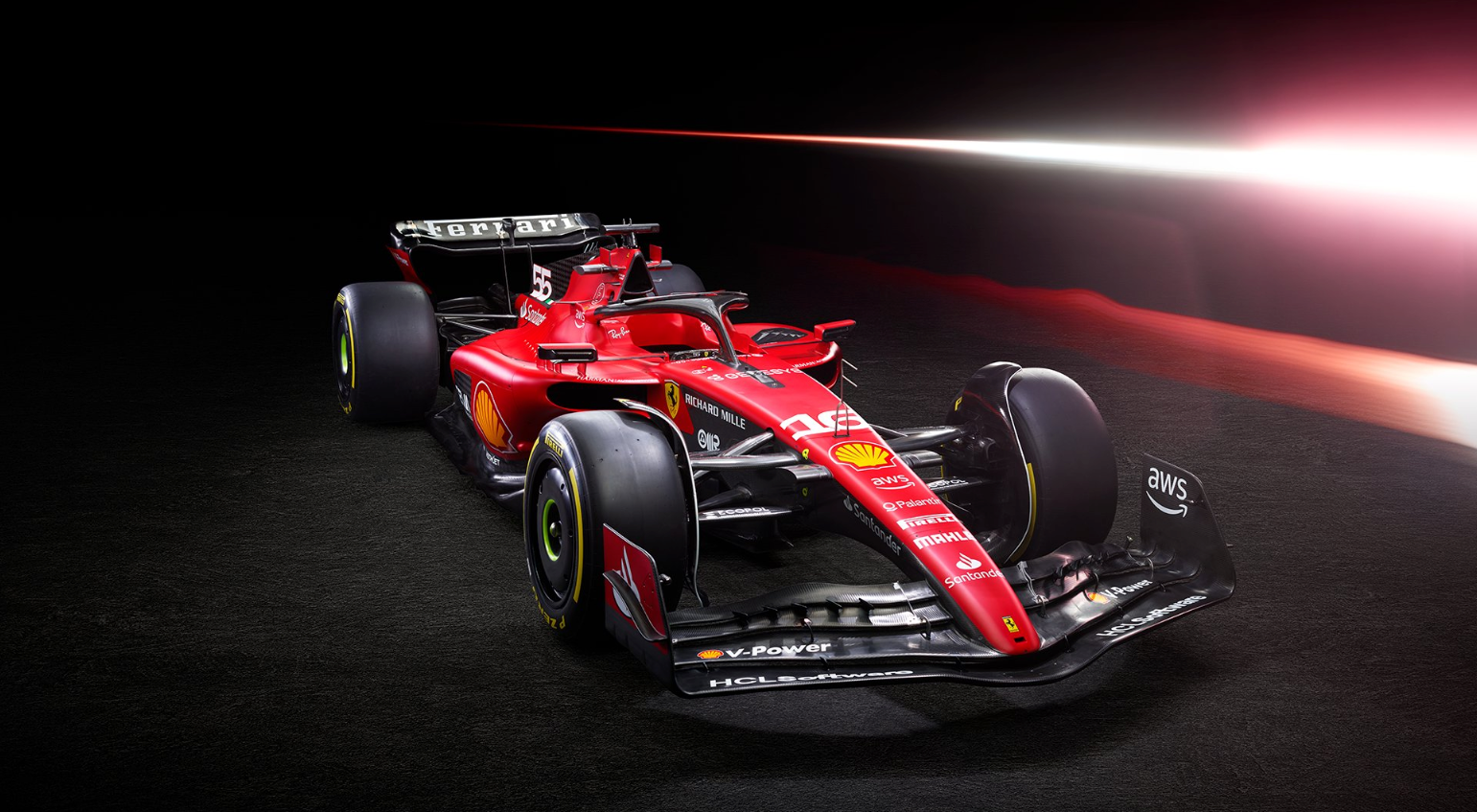 Ferrari car launch 2023 Scuderia unveil SF-23 livery at event in Maranello with Charles Leclerc and Carlos Sainz driving car The Independent