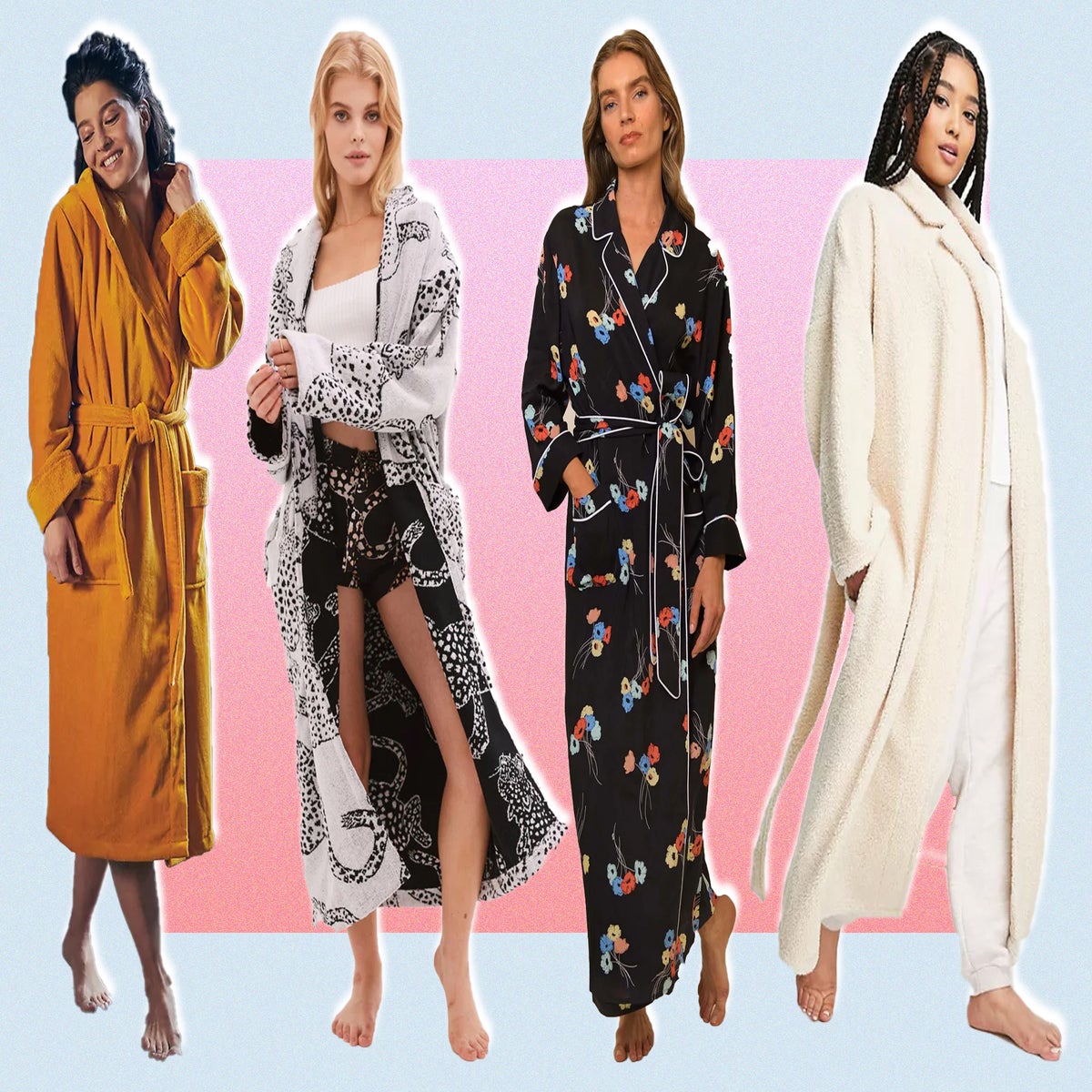 Luxury Designer Men's Silk Kimono Robe Novelty Long Sleeve Sleepwear  Bathrobe Oversized Satin Nightgown Summer Home Clothing