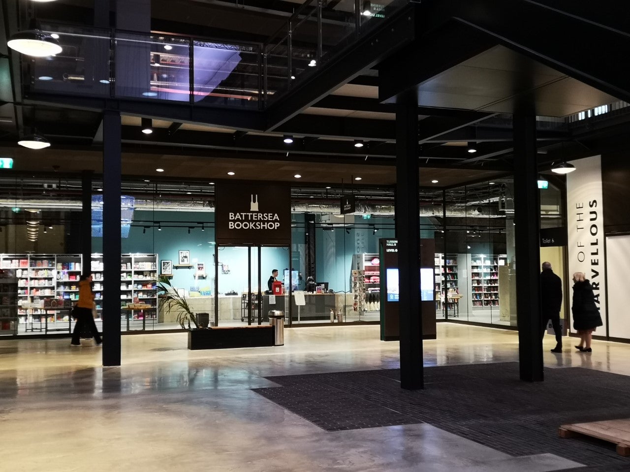 Battersea Bookshop in the former Battersea Power Station