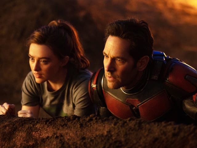 <p>Kathryn Newton and Paul Rudd in ‘Ant-Man and the Wasp: Quantumania'</p>