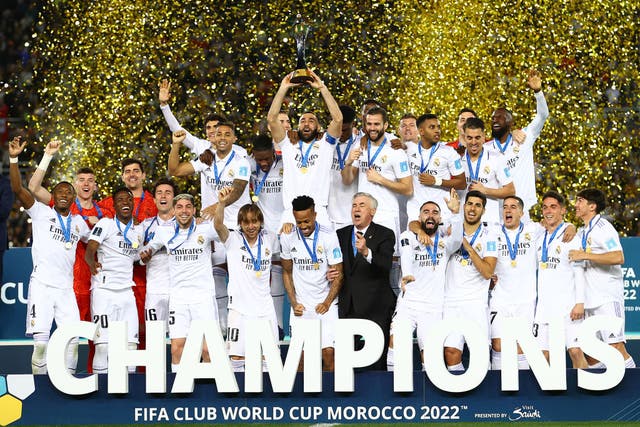 <p>Real Madrid won this season’s Club World Cup in Morocco  </p>
