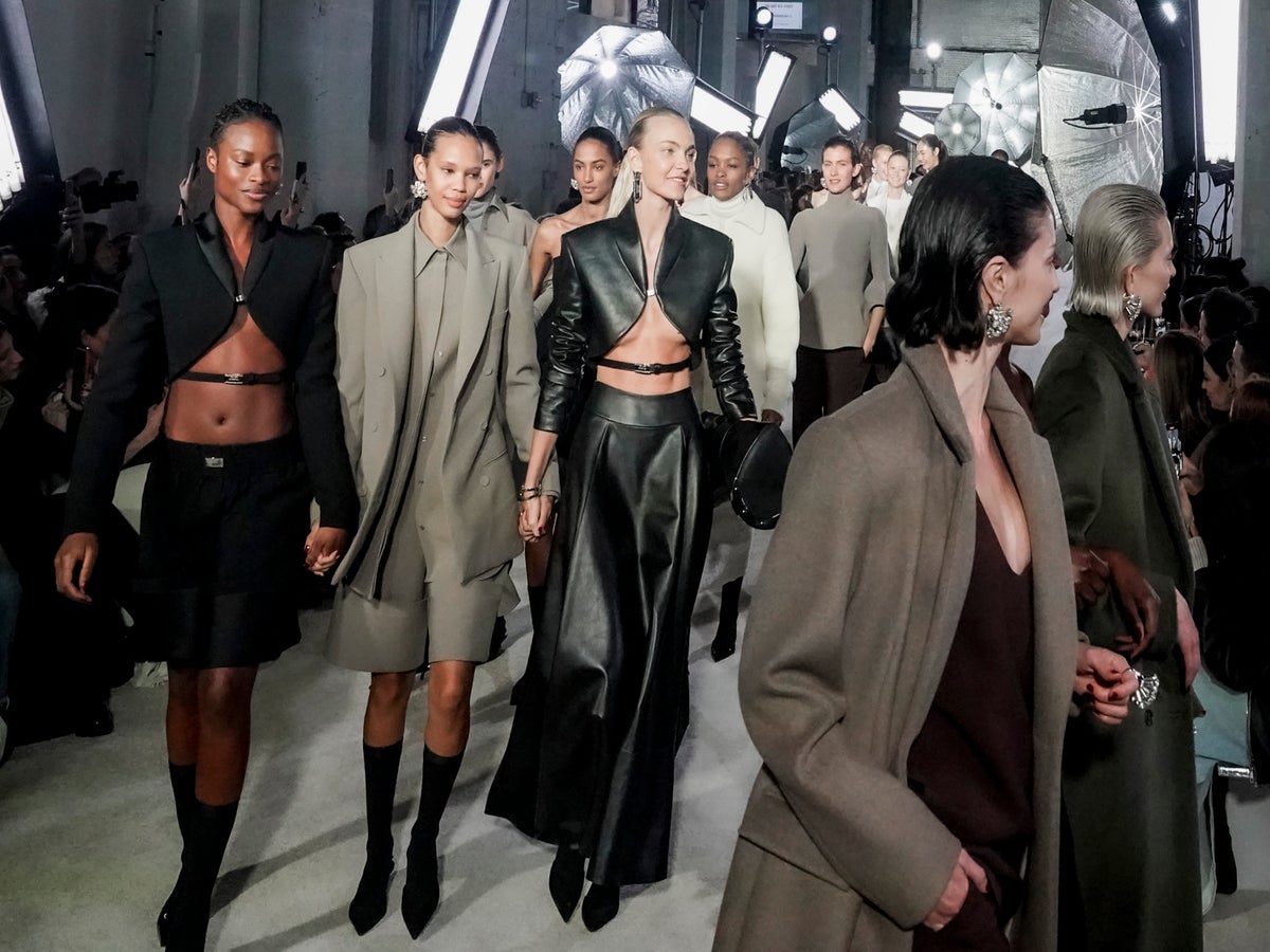 Backstage at Brandon Maxwell Fall 2024 Ready-to-Wear Collection