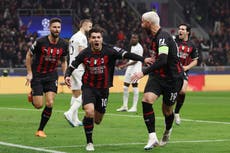 Tottenham survive late Milan chances as Brahim Diaz settles last-16 first leg