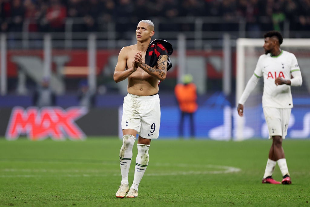 AC Milan vs Tottenham LIVE: Champions League result and final score as  Spurs survive late missed chances