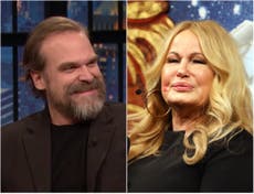 David Harbour says Jennifer Coolidge got ‘really pissed’ at him while filming new Netflix movie