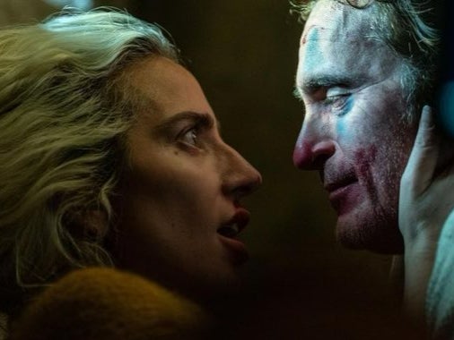 Lady Gaga and Joaquin Phoenix in ‘Joker: Folie à Deux’